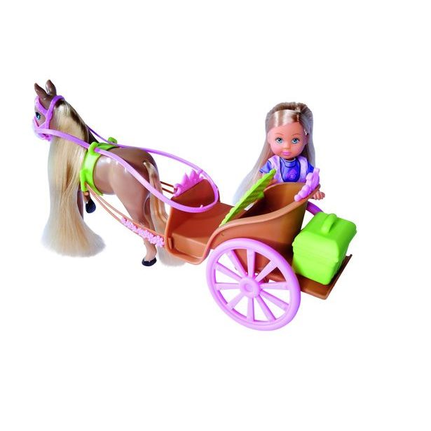 Panenka Evička Kočár s koněm