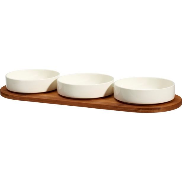 EXCELLENT HOUSEWARE Servírovací sada na pochutiny 4ks KO-210001600
