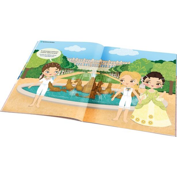 Šaty pro princeznú EMMU ─ Kniha samolepiek