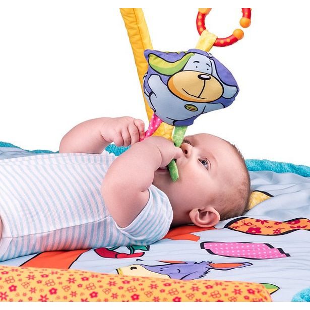 NINY - Baby hrací deka s hrazdou