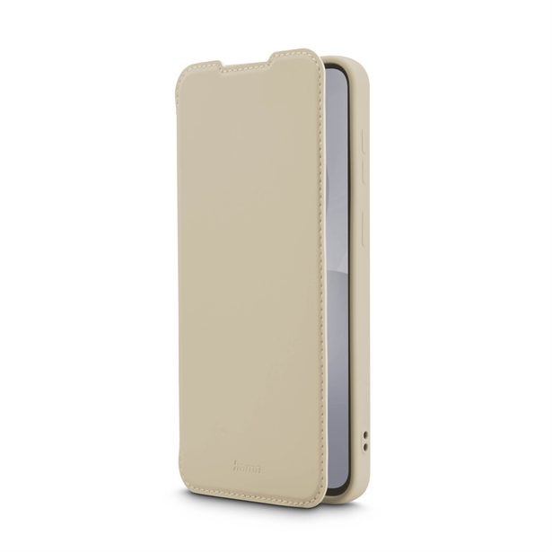Hama Fantastic Feel, pouzdro-knížka pro Samsung Galaxy A37 5G, hebký povrch, béžové