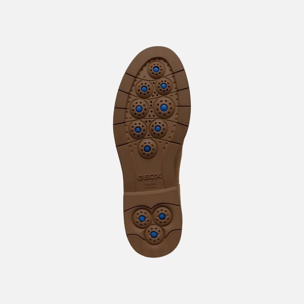 Hnědá dámská kotníková obuv Geox Spherica EC1