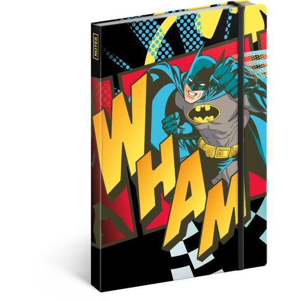 Notes Batman – Wham, linkovaný, 13 x 21 cm Baagl