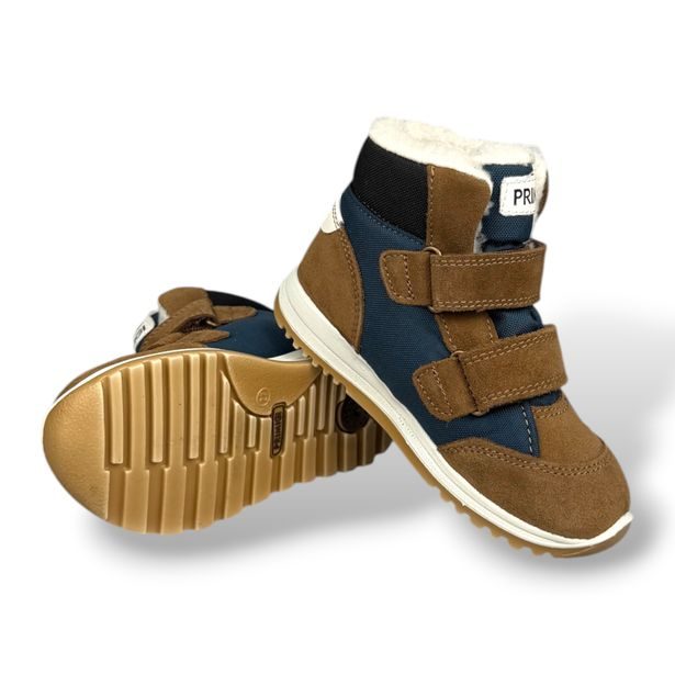 Primigi dětské zimní kotníkové boty hnědé GORE-TEX