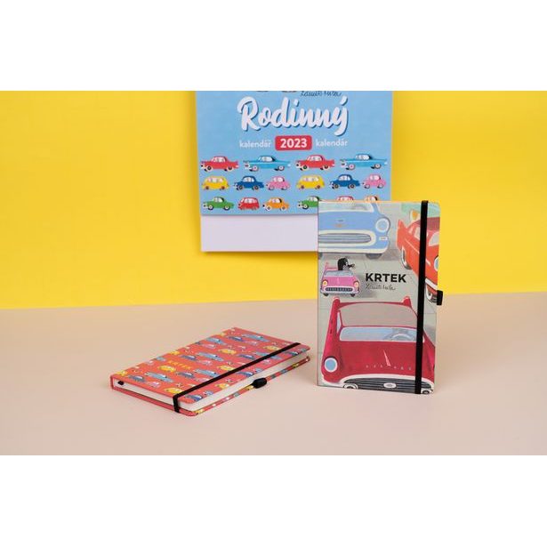 Notes Krtek a autíčko, linkovaný, 13 × 21 cm Baagl