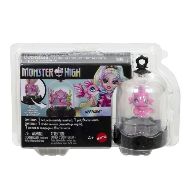 Monster High klíčenka s příšerkovským mazlíčkem asst