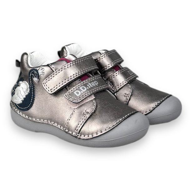 Dětská celoroční obuv DDstep - Bronzové s labutí