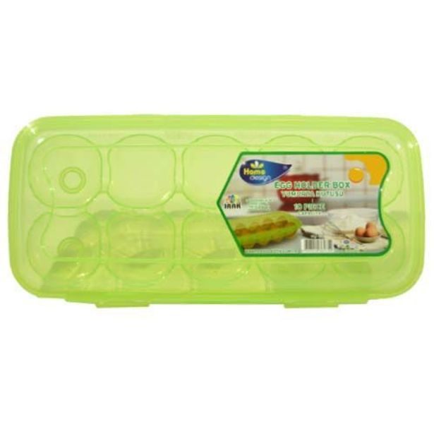 box 10ks vajec uzav., 27x12x7,5cm,transp.plast