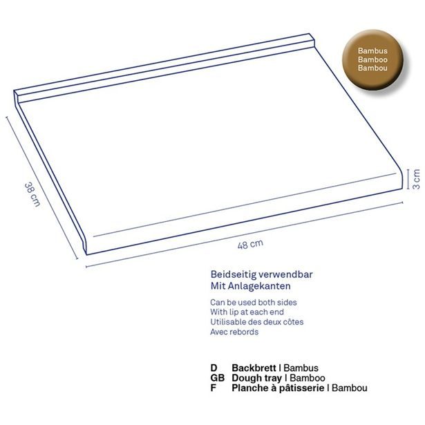 KELA Vál KIANA bambus 48x38x2cm KL-12006