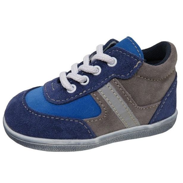 Jonap LIGHT detská kožená obuv 051 modro sivá