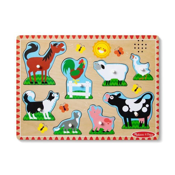 MELISSA & DOUG PUZZLE SE ZVUKOVÝMI EFEKTY