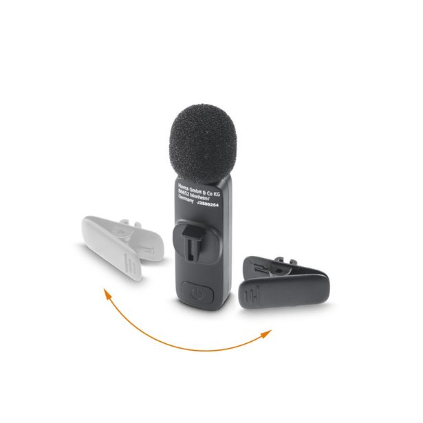 Hama bezdrátový klopový mikrofon Lavalier Smart Wireless