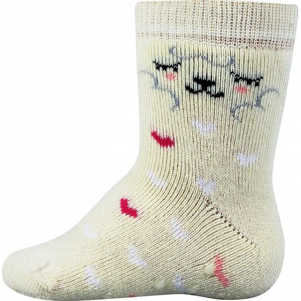 Kojenecké froté ponožky Dona ABS - mix holka