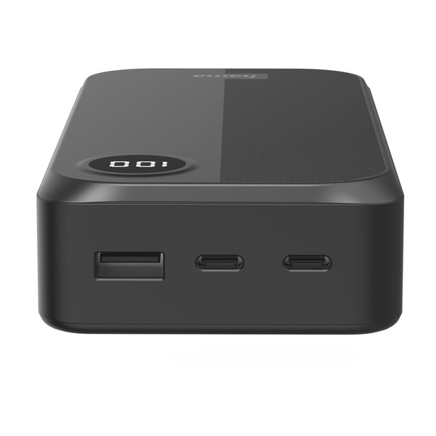 Hama powerbanka 20000 mAh, 3 A, 15 W, výstup: 2x USB-C, 1x USB-A, LED displej