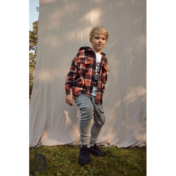 Chlapecké kalhoty BAGGY šedé