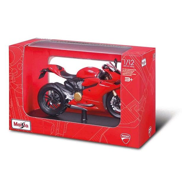 Maisto Maisto - Motocykl se stojánkem, Ducati 1199 Panigale, 1:12