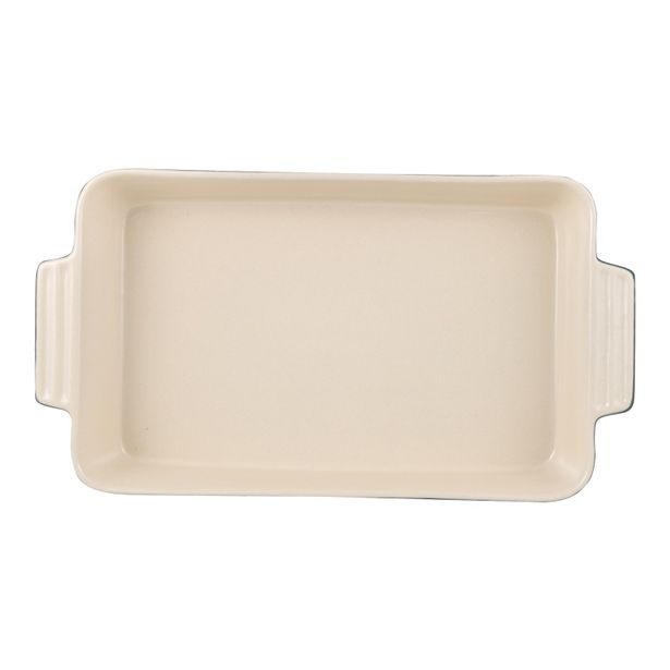 BERGNER Pekáč obdélníkový kamenina sada 2 ks Excalibur zelená BG-13362-GR