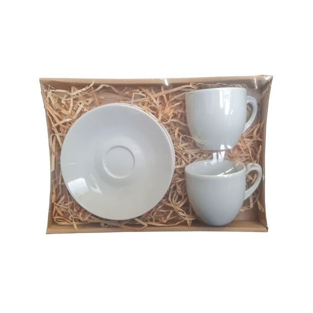 šapo 80ml -2ks-ESPRESSO, bílý čs.porcelán