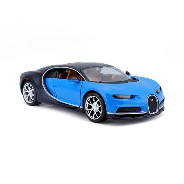 Maisto Maisto - Bugatti Chiron, modrá, assembly line, 1:24