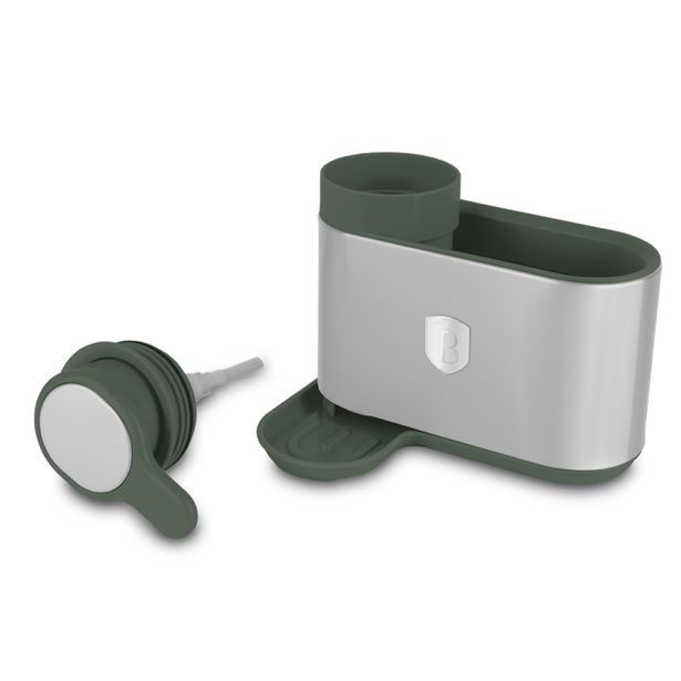 BERLINGERHAUS Dávkovač mycího prostředku 2 v 1 Matte Green Collection BH-8933