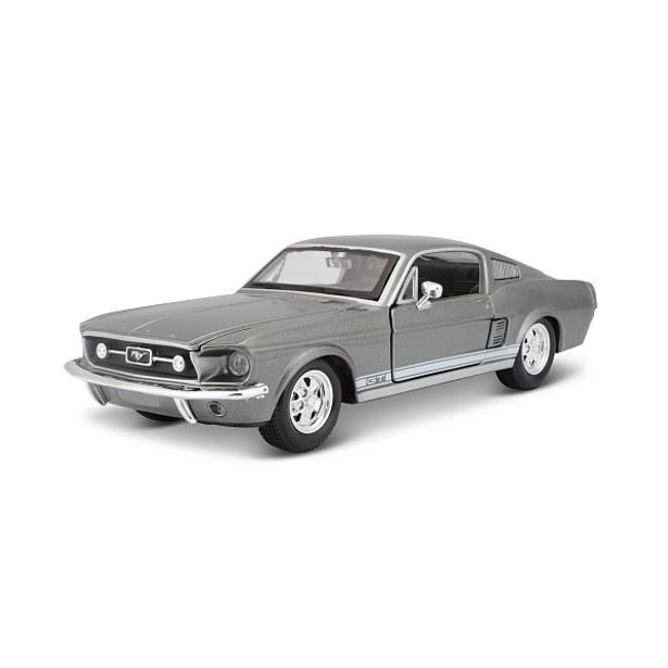 Maisto Maisto - 1967 Ford Mustang GT, metal šedá, 1:24
