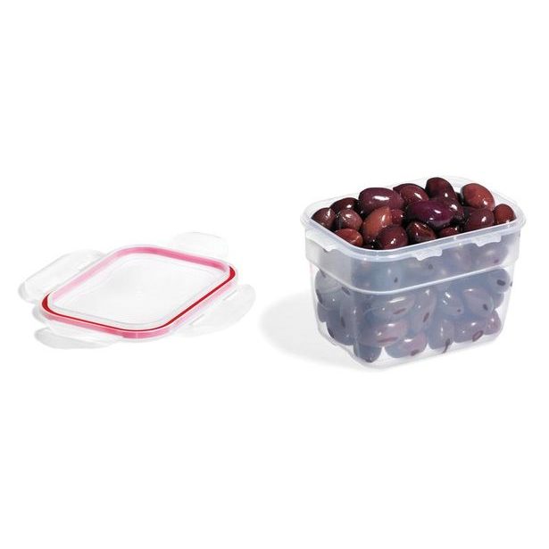 LOCKNLOCK DÓZA "EASY MATCH" OBDÉLNÍKOVÁ 800ML, ČERVENÁ_hamashop