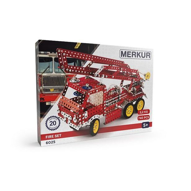 MERKUR - Stavebnice Merkur Fire Set, 740 dílů