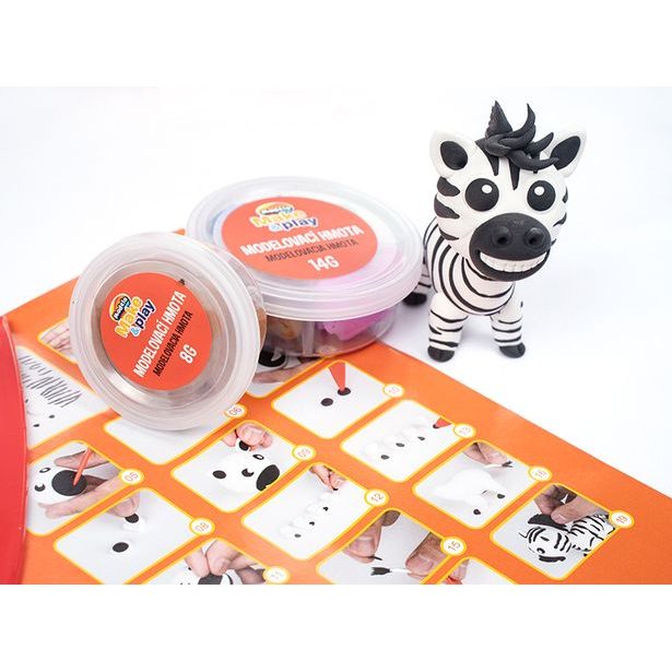 MODELO Samotvrdnoucí hmota divoká zvířata