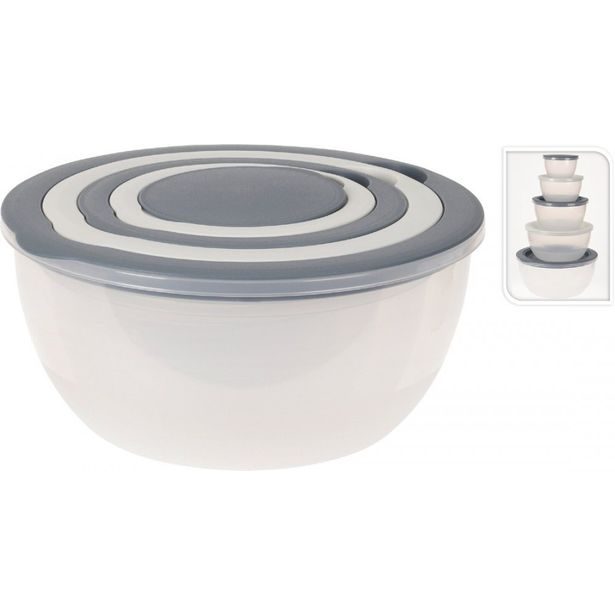 EXCELLENT HOUSEWARE Sada misek na šlehání s víkem 5 ks KO-Y54231220