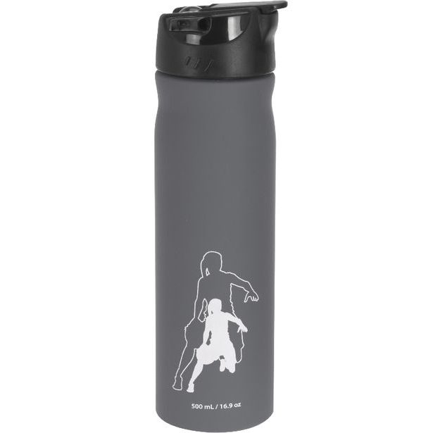 EXCELLENT HOUSEWARE Lahev na vodu sportovní nerez 0,5 l šedá KO-170456550seda
