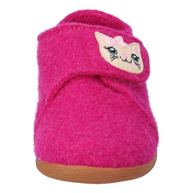 Dětské filcové capáčky na suchý zip Richter - ciclamino (Patch Cat)