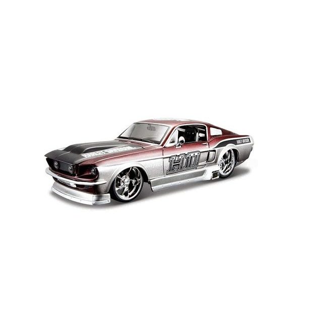 Maisto Maisto - Harley-Davidson Custom, 1967 Ford Mustang GT, 1:24
