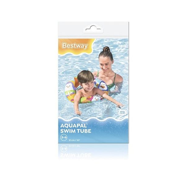 Bestway Nafukovací kruh - tučňáci, delfíni, mořské panny, průměr 51cm