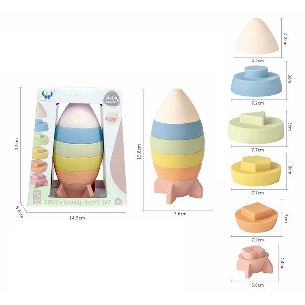 ZIRO Stohovací raketa tvary