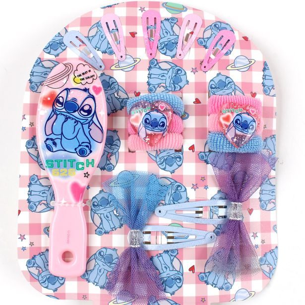 Sada vlasových doplňků Stitch v batůžku