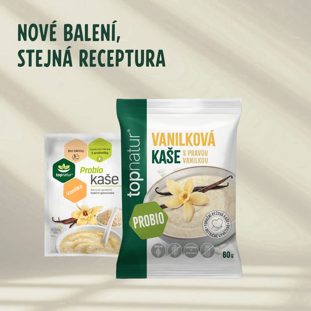TOPNATUR PROBIO kaše vanilka 60g