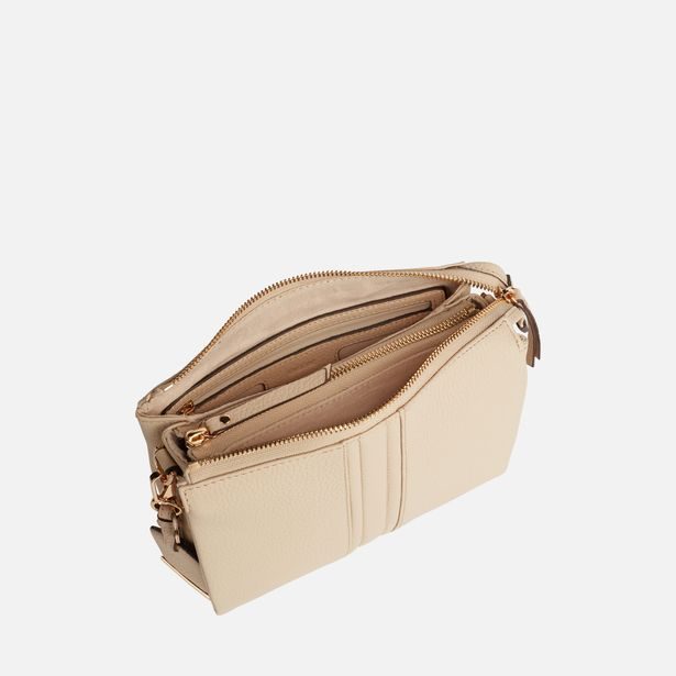 Krémová dámská crossbody kabelka Geox Clarissy