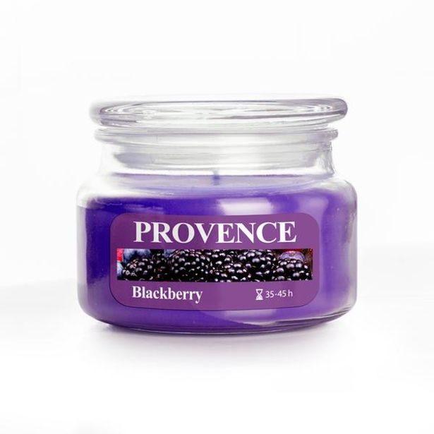Provence SVÍČKA VE SKLE S VÍČKEM 200G BLACKBERRY, 1 KNOT_hamashop