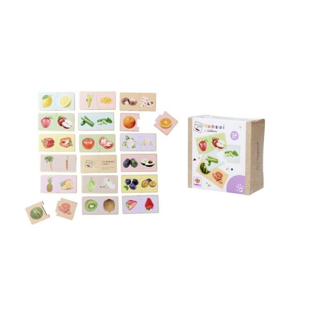 Montessori Puzzle ovoce a zelenina