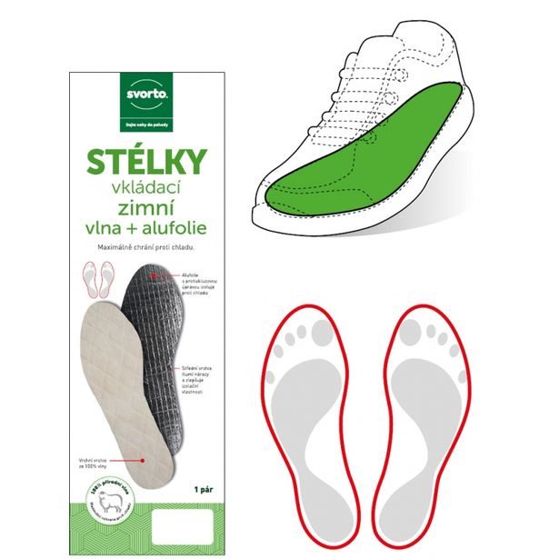 058 Vkládací stélky zimní vlna + alufólie