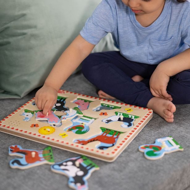MELISSA & DOUG PUZZLE SE ZVUKOVÝMI EFEKTY