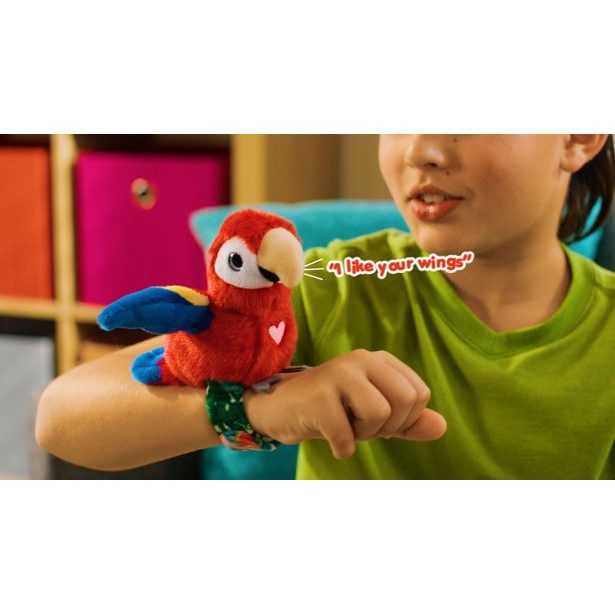 STEPPOS Happy Yappers Papoušek - červený
