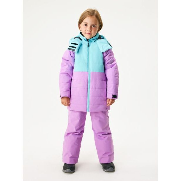 Unuo Dětská zimní bunda Ski, Lila