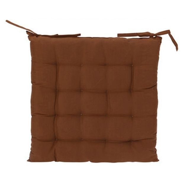 EXCELLENT HOUSEWARE Podsedák na židli 40 x 40 cm hnědá KO-A35842370hned