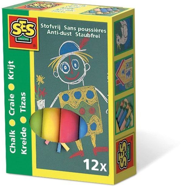 Barevné křídy 12x, pr. 10