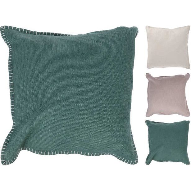 HOMESTYLING Polštář dekorační bavlna 45 x 45 cm bílá KO-A35822130bila