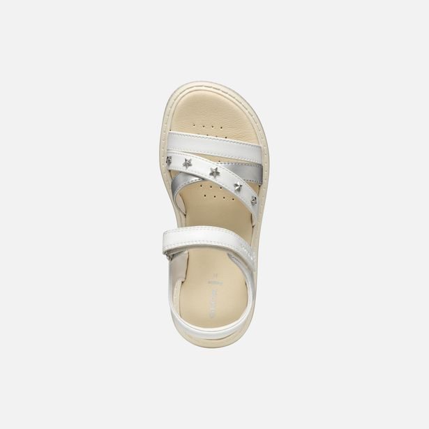 Bílé dívčí sandály Geox Sandal Kodette Gir