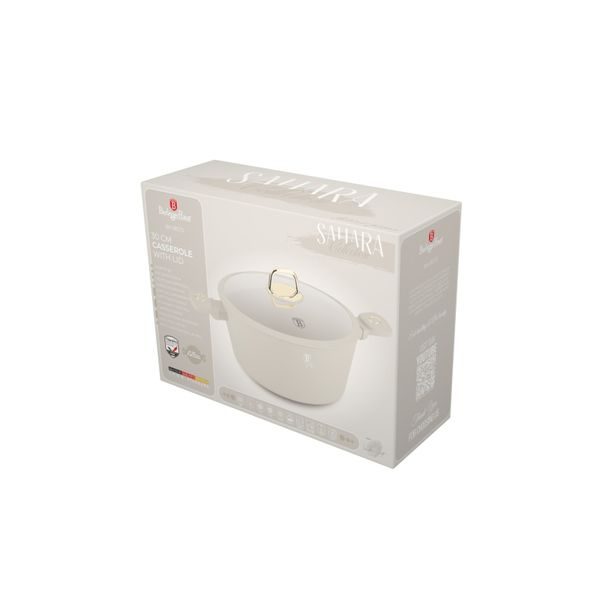 BERLINGERHAUS Kastrol s titanovým povrchem a poklicí 30 cm Sahara Collection BH-8073