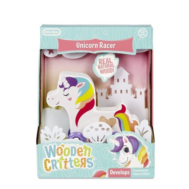 Little Tikes Wooden Critters Dřevěný závodník, 3 druhy