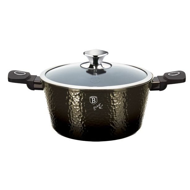 BERLINGERHAUS Kastrol s titanovým povrchem 28 cm Primal Gloss Collection 2 poklice BH-6573